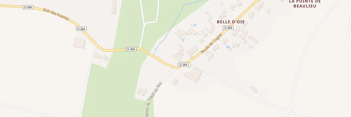 Plan du 43 Rte de Cugné à Saint-Christophe