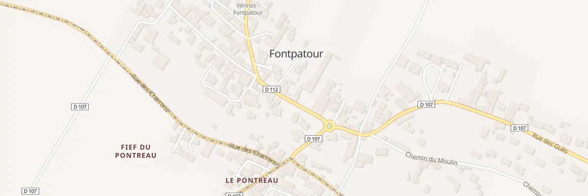 Plan du 8B Rue des Saulniers à Vérines