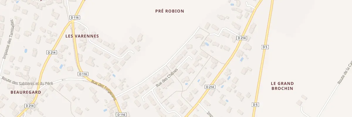 Plan du 35 Rue des Chênes à Breuil-Magné