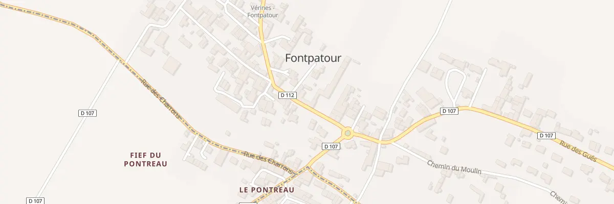 Plan du 8T Rue des Saulniers à Vérines