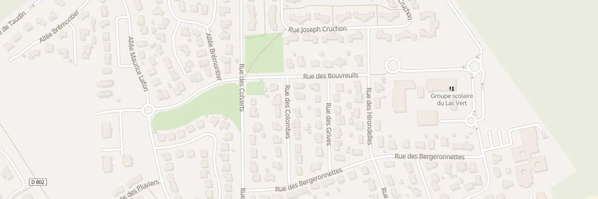 Plan du 12 Rue des Colombes à Biganos