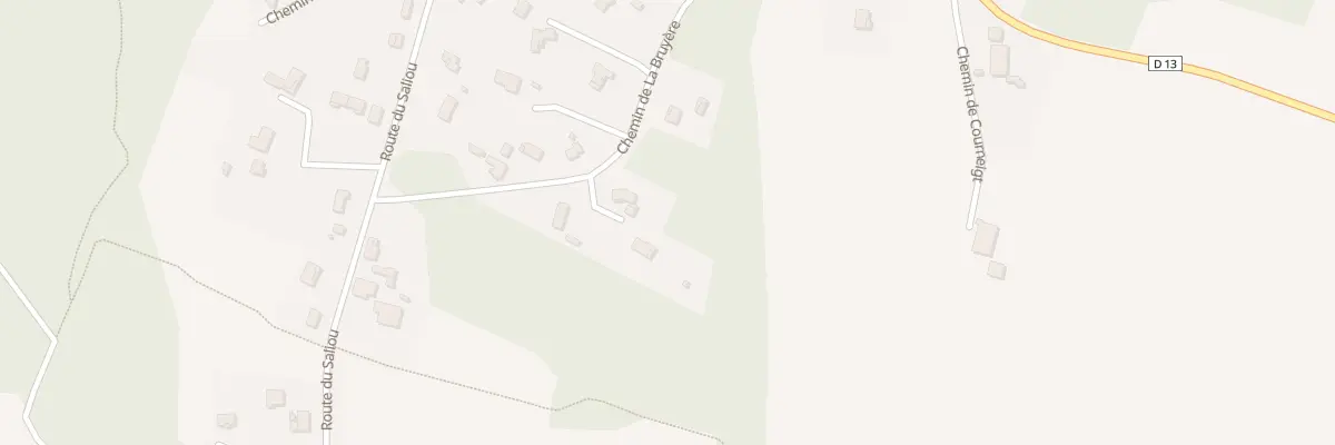 Plan du 178 Che de la Bruyère à Misson