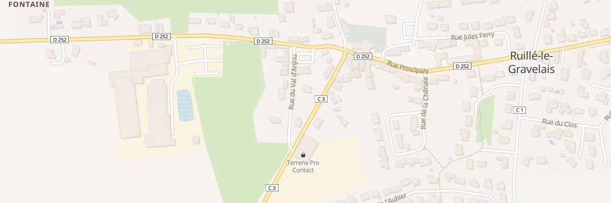 Plan du 6 Rue du Maine Ruillé à Loiron-Ruillé