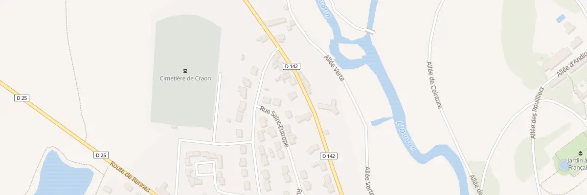 Plan du 49 Rue de Zikisso à Craon