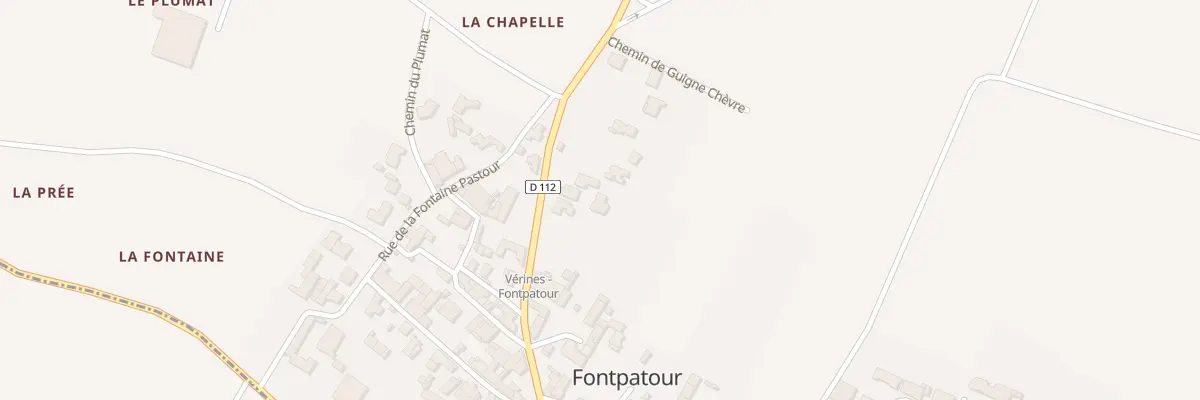 Plan du 34D Rue des Saulniers à Vérines