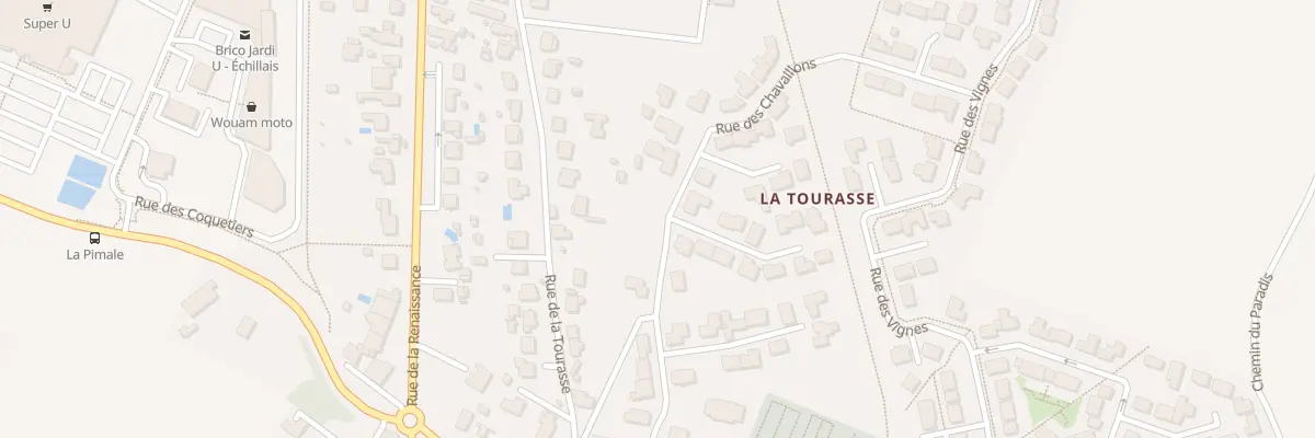 Plan du 24 Rue des Chavaillons à Échillais