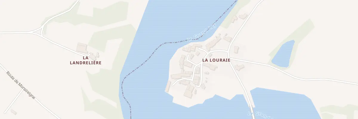 Plan du 203 La Louraie à Monsireigne