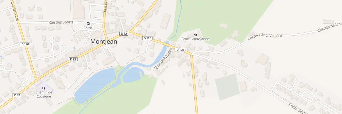 Plan du 5 Quai de l’Oudon à Montjean