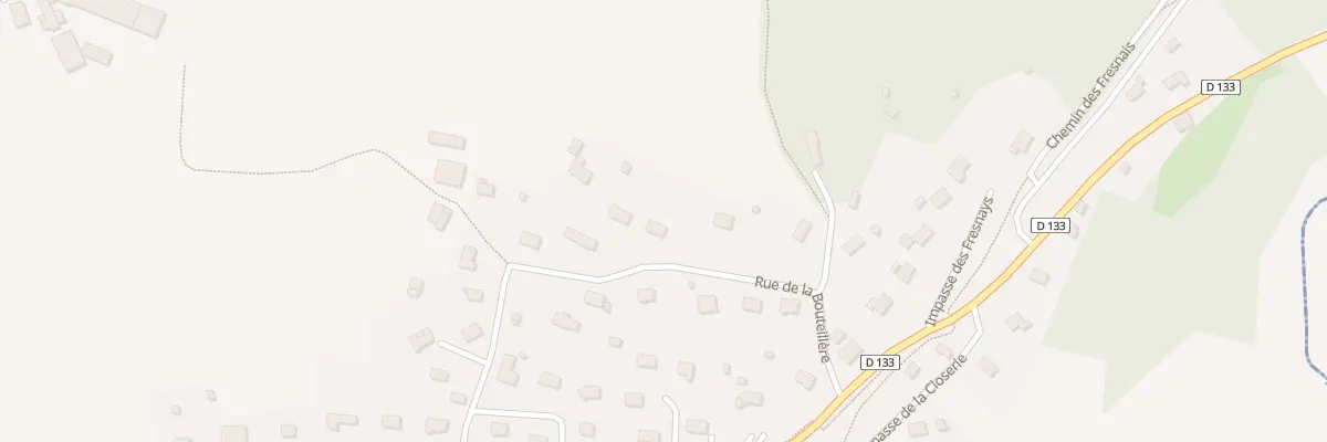 Plan du 37 Rue de la Bouteillere - Romagn à Romagny Fontenay