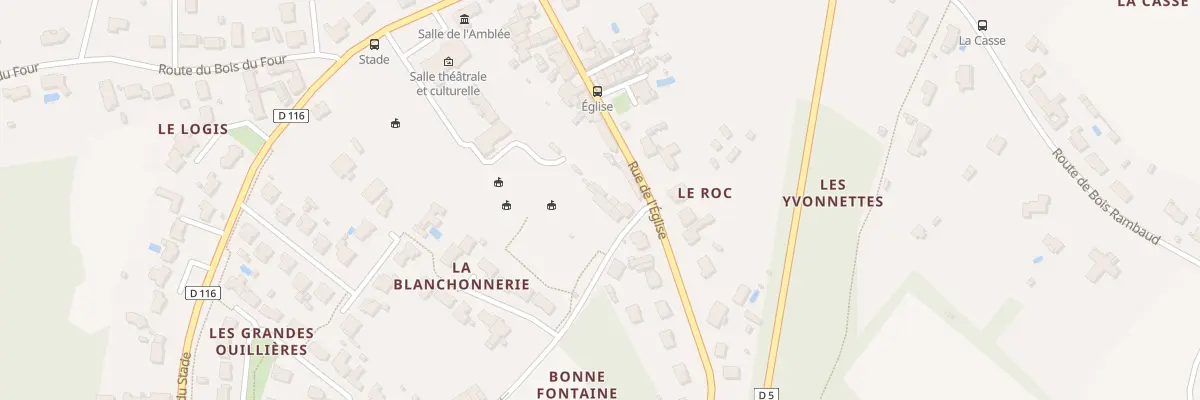 Plan du 6 Rte de Bonne Fontaine à Breuil-Magné
