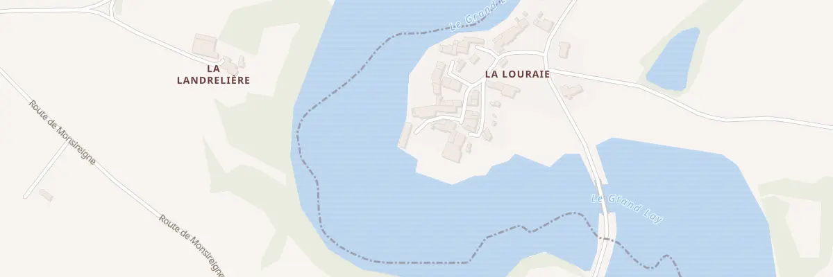 Plan du 24 La Louraie à Monsireigne