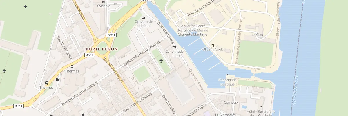 Plan du 2 Quai aux Vivres à Rochefort