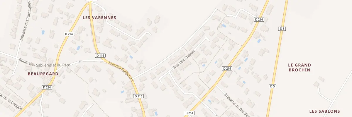 Plan du 29 Rue des Chênes à Breuil-Magné