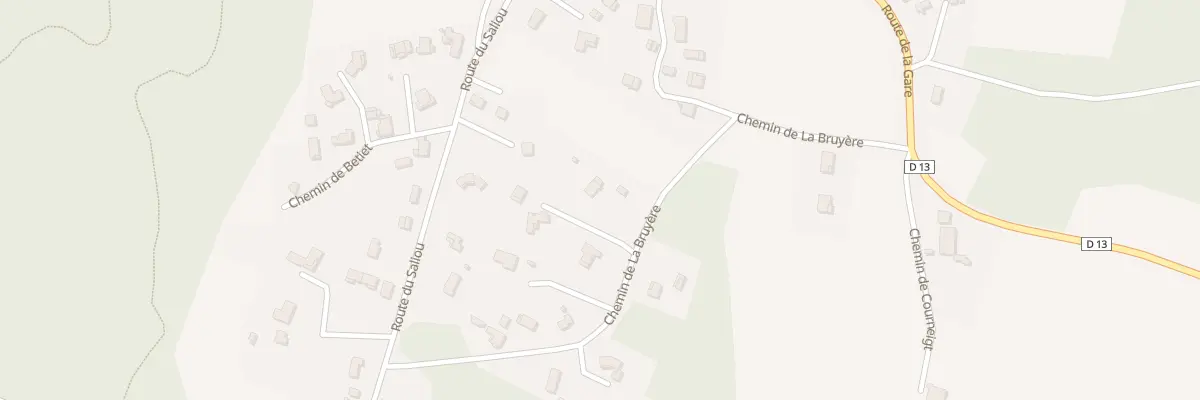 Plan du 293 Che de la Bruyère à Misson
