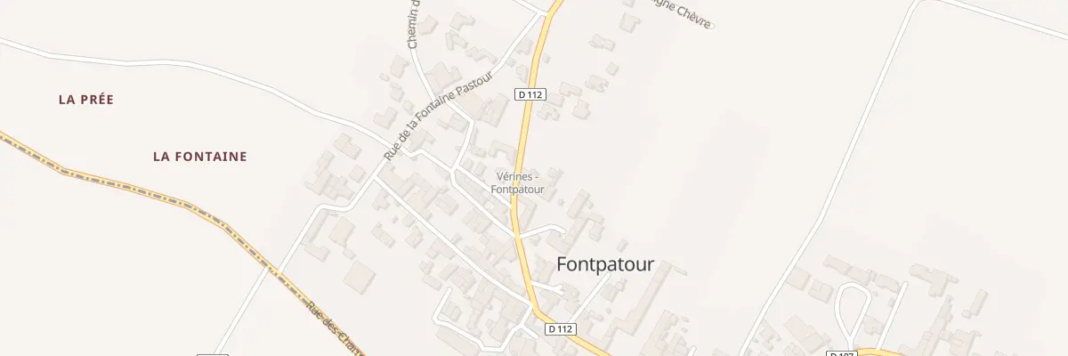 Plan du 34 Rue des Saulniers à Vérines