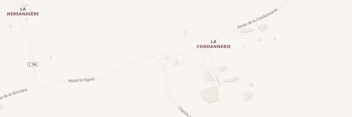 Plan du 2 Rte de la Condamnerie -St Manv à Noues de Sienne