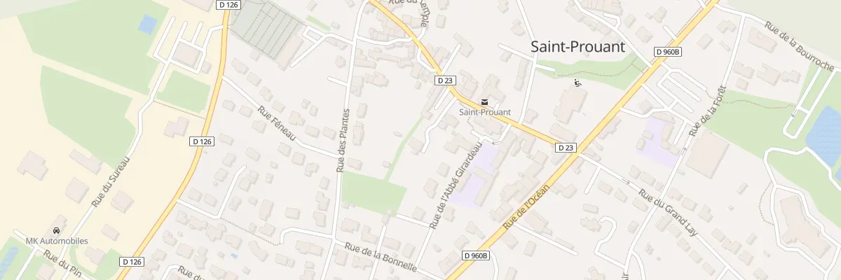 Plan du 3 Rue georges clemenceau à Saint-Prouant