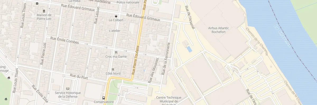 Plan du 3 Rue Emile Combes à Rochefort