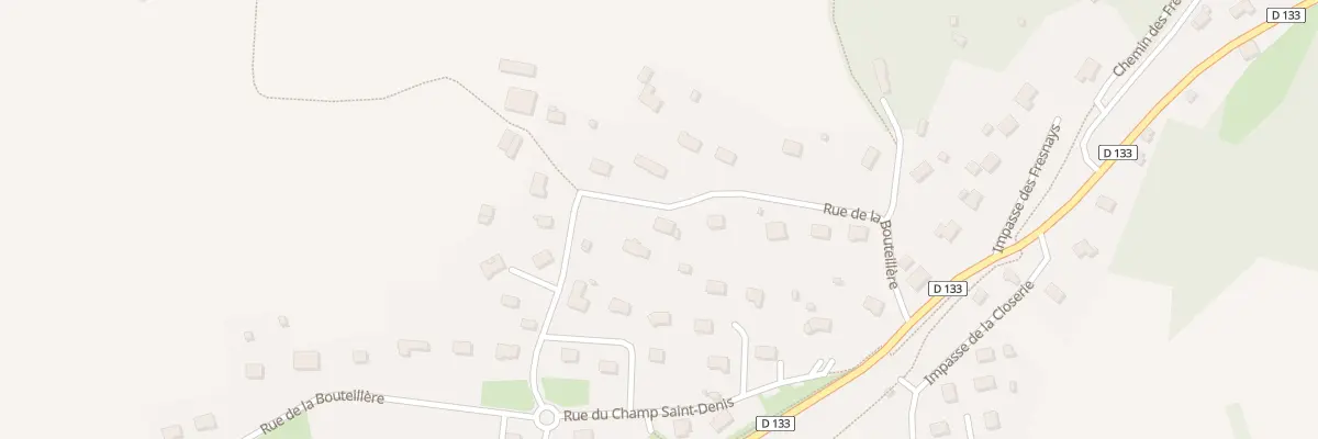 Plan du 20 Rue de la Bouteillere - Romagn à Romagny Fontenay