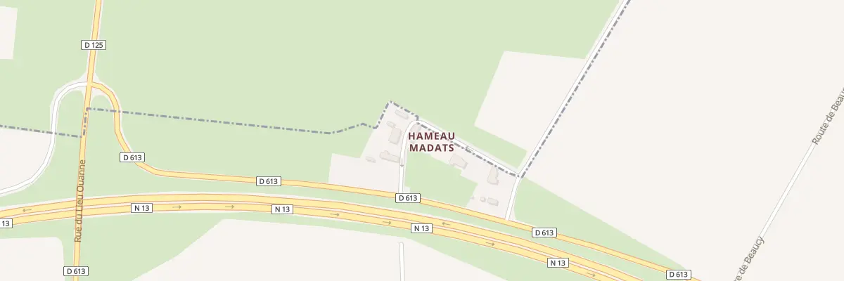 Plan du 5 Hameau Madat à Longueville