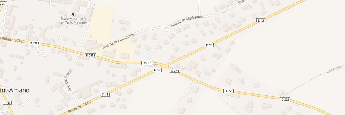 Plan du 37 Route de Caen à Saint-Amand-Villages
