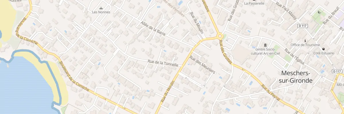 Plan du 8 Rue de la Tonnelle à Meschers-sur-Gironde