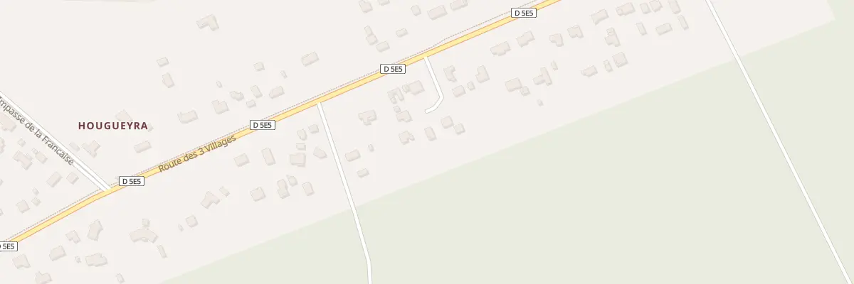 Plan du 5 Rue de la Hourcade à Audenge
