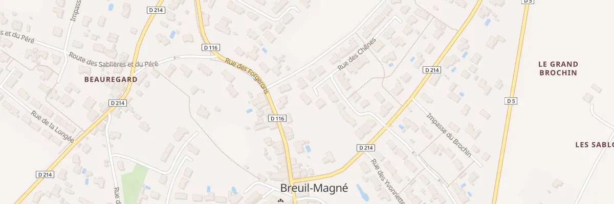 Plan du 19 Rue des Chênes à Breuil-Magné