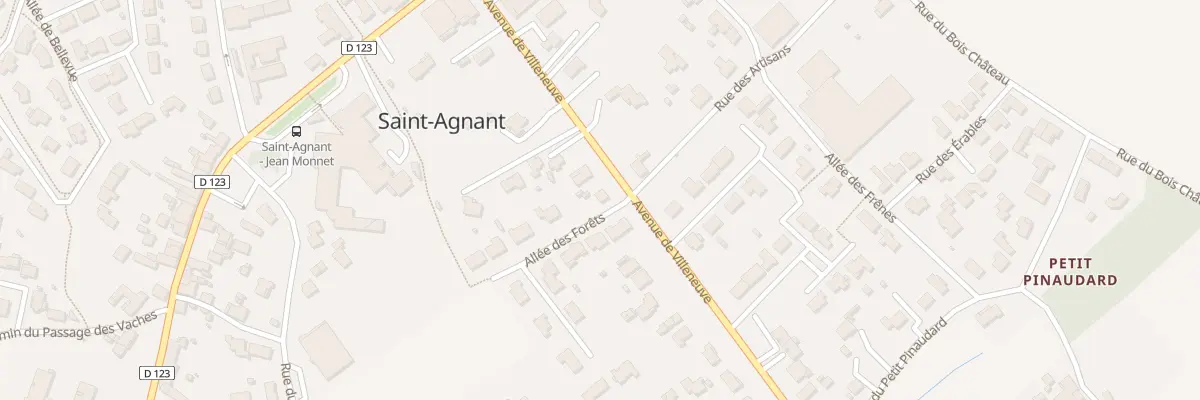 Plan du 18 Av de Villeneuve à Saint-Agnant