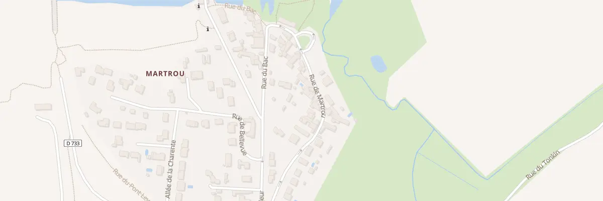 Plan du 15 Rue de Martrou à Échillais