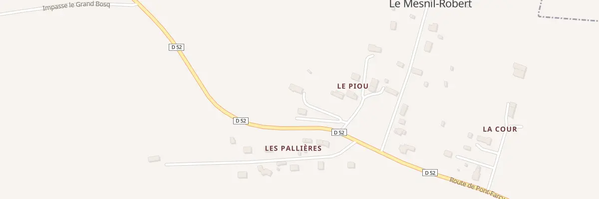 Plan du 21 Imp du Piou au Mesnil-Robert