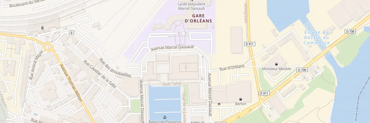 Plan du 13 Av Marcel Dassault à Rochefort