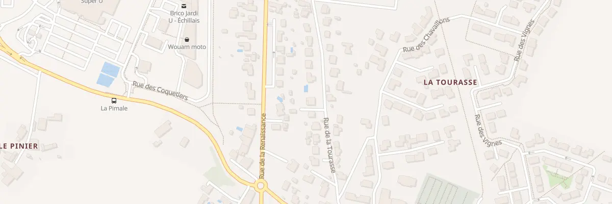 Plan du 17 Rue de la Tourasse à Échillais