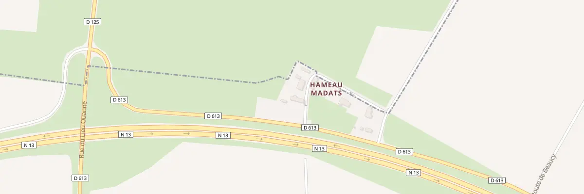 Plan du 4 Hameau Madat à Longueville