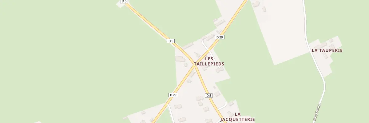 Plan du 5060 Les Taillepieds à Bricqueville