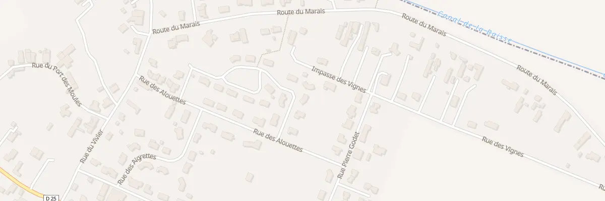Plan du 6 Rue des grives à Vouillé-les-Marais