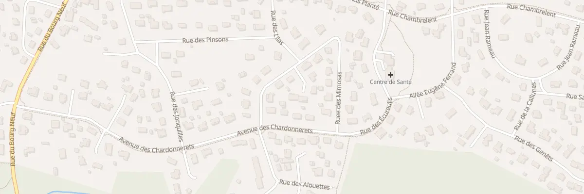 Plan du 7 Rue des Roses à Ychoux