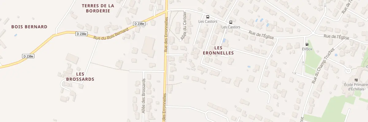 Plan du 42 Rue des Erronnelles à Échillais