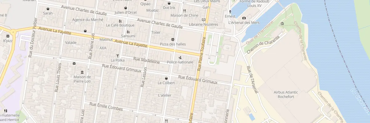 Plan du 6B Av Lafayette à Rochefort