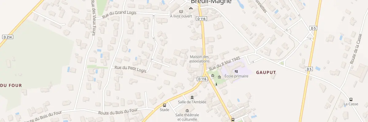 Plan du 12B Rue des Forgerons à Breuil-Magné