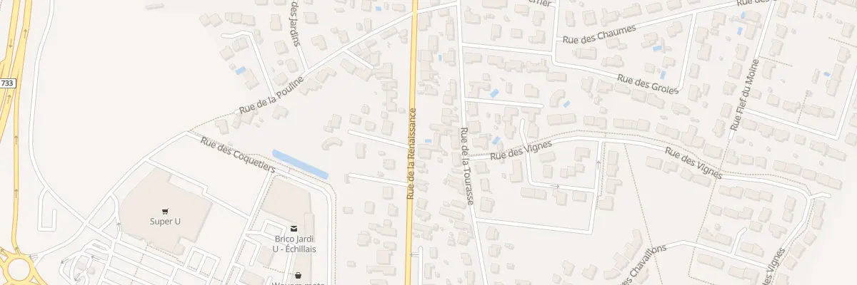 Plan du 40 Rue de la Renaissance à Échillais