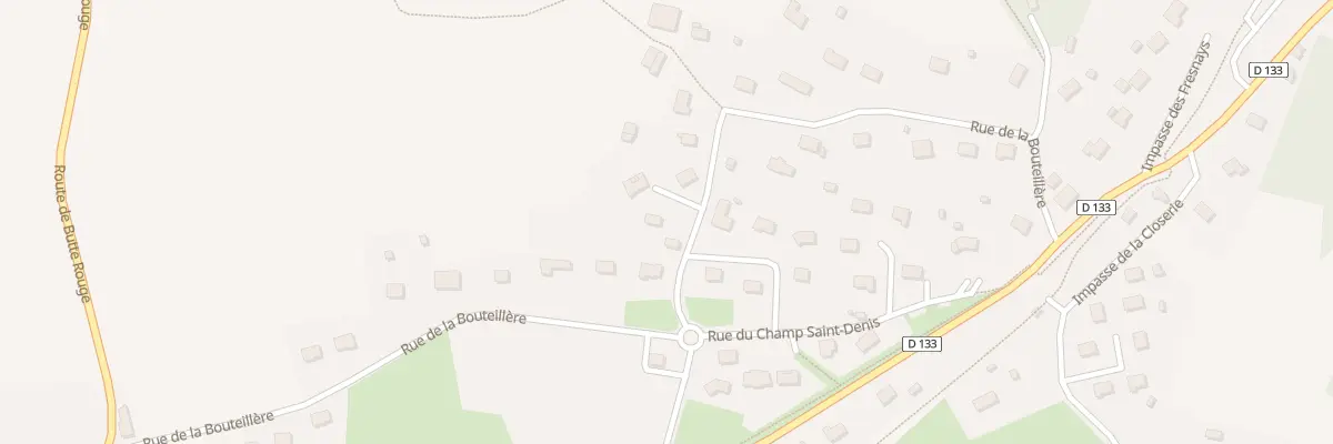 Plan du 17 Rue de la Bouteillere - Romagn à Romagny Fontenay