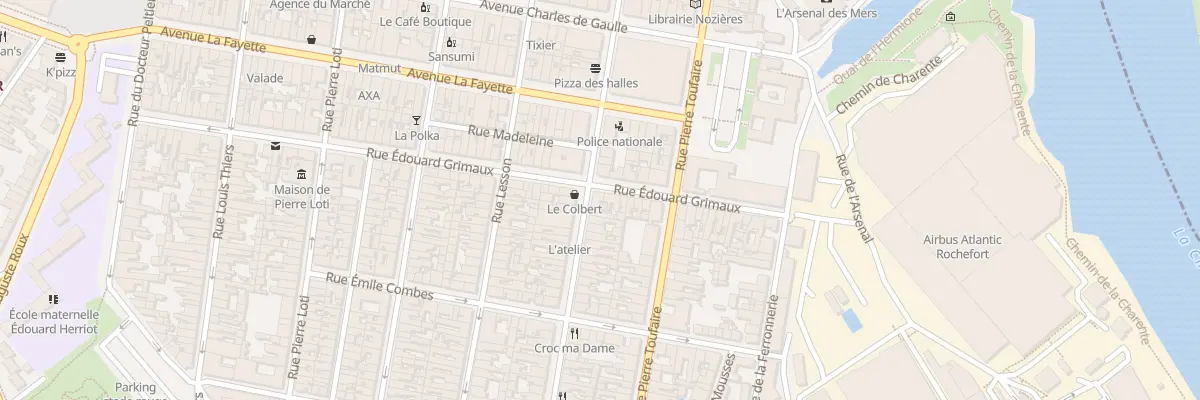 Plan du 48 Rue Jean Jaures à Rochefort
