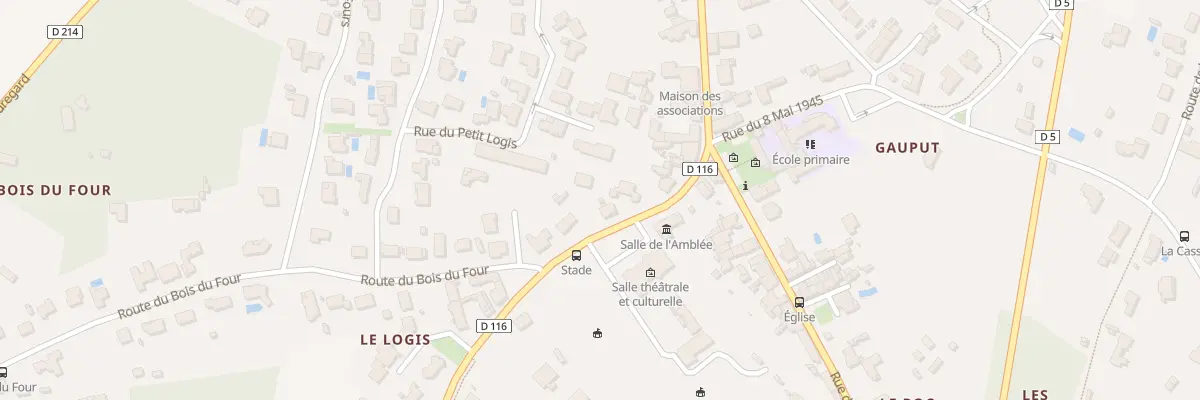 Plan du 10 Rue du Stade à Breuil-Magné