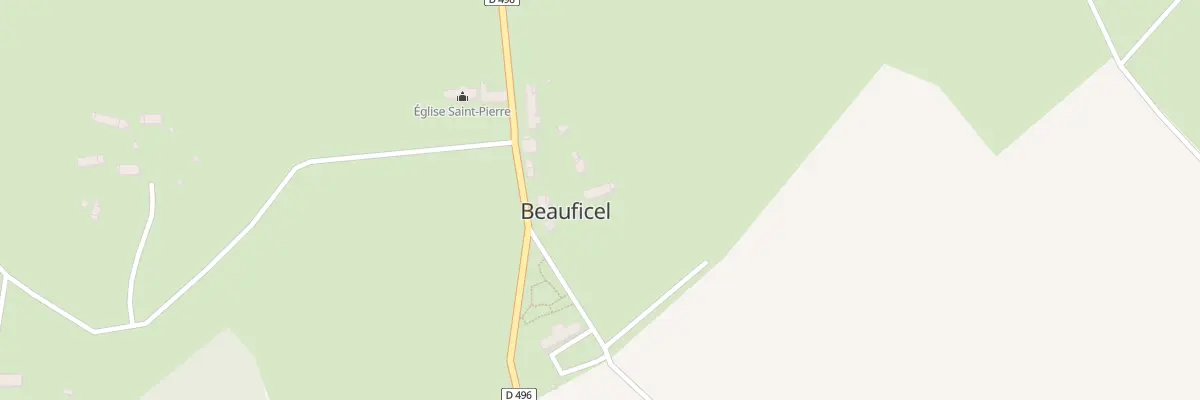 Plan du 5107 Le Bourg à Beauficel
