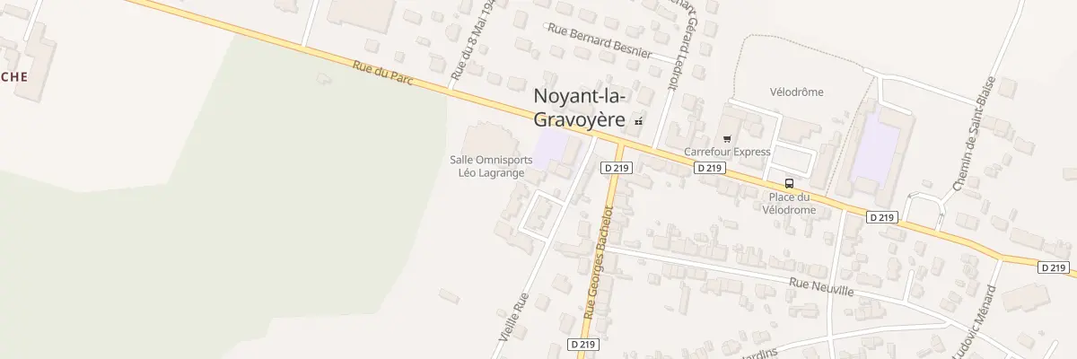 Plan du 2 Rue des Chenes Noyant La Grav à Segré-en-Anjou Bleu