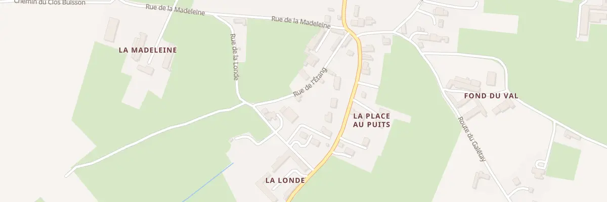 Plan du 1 Rue de l’Étang à Longueville