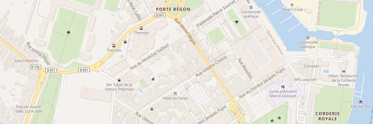 Plan du 8E Rue du Maréchal Gallieni à Rochefort