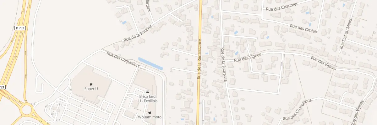 Plan du 33 Rue de la Renaissance à Échillais