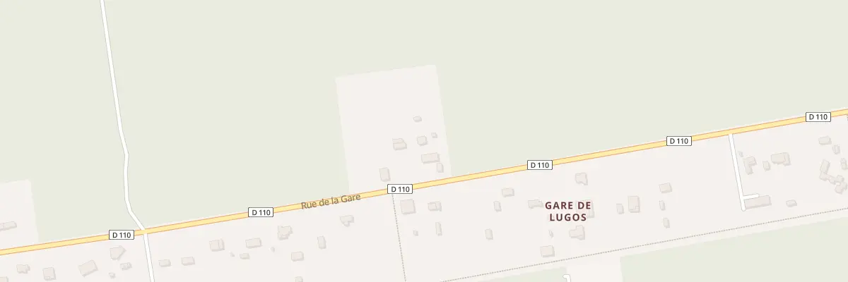 Plan du 2 Rue de la Gare à Lugos